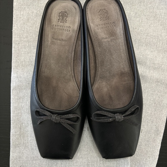 Brunello Cucinelli Ballet flat mules size 38.5 - Picture 2 of 6